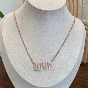 New Hespera Love Rose Gold Necklace
